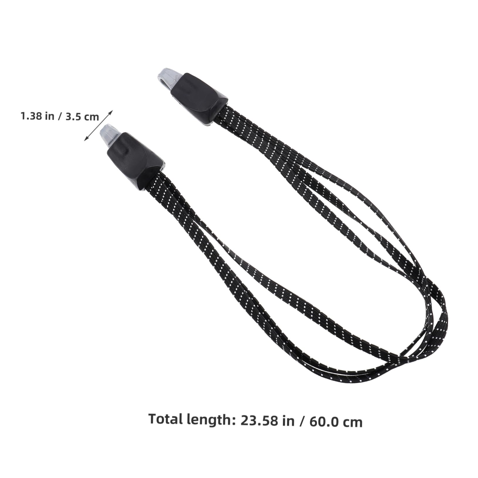 MUCKLILY 5Pcs Bike Binding Rope Elastic Luggage Straps Durable Fixed Rope for Securely Fastening Cargo Bike Racks for Long Journeys and Preventing Load Shifting