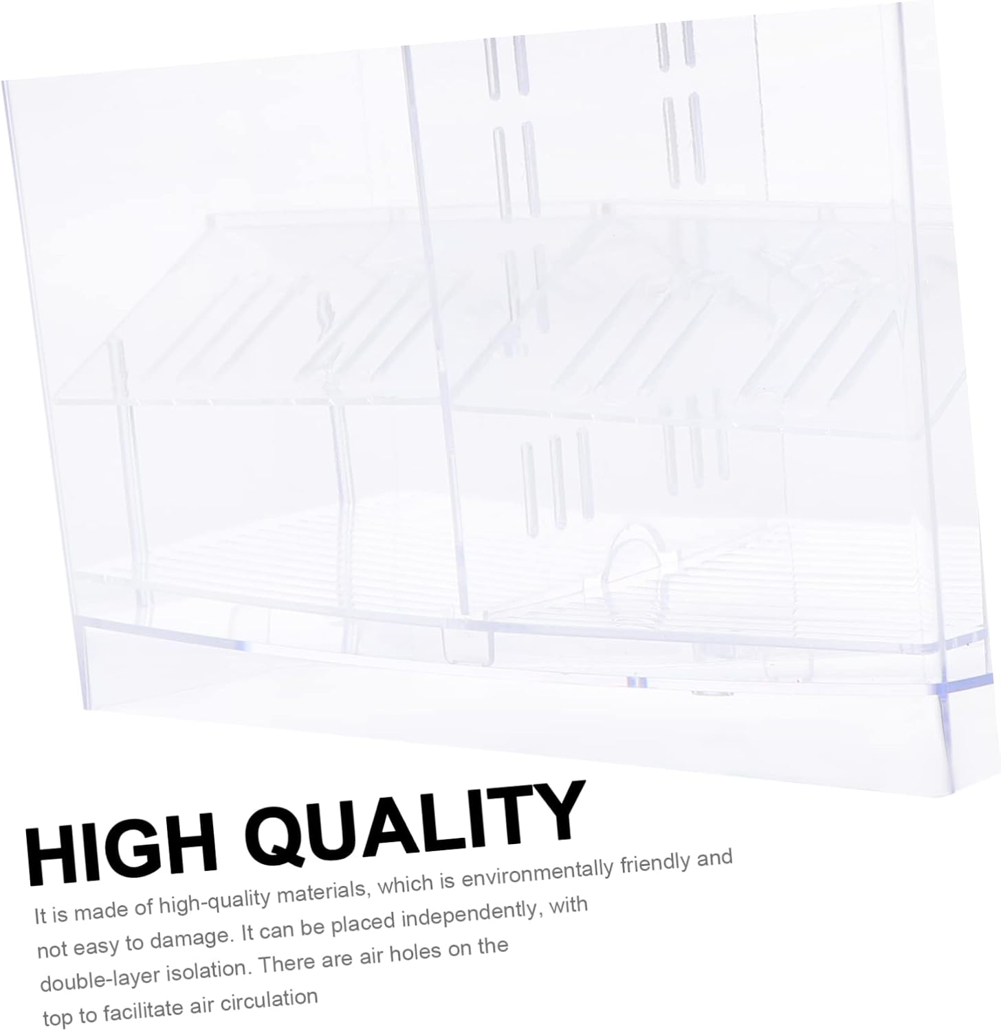Plastic Fish Incubator Box View Double Layer Breeding Tank for Aquarium