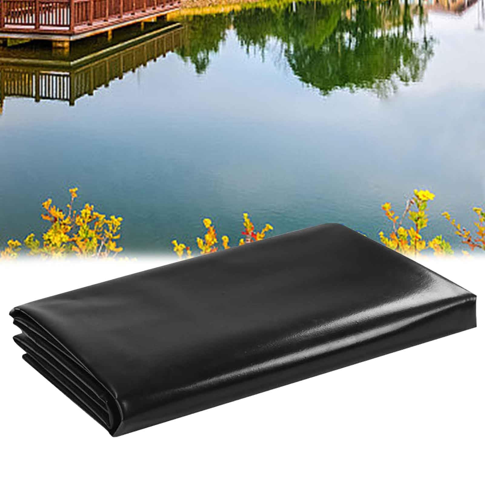 Revêtement de bassin en caoutchouc robuste contre les fuites d'eau : bâche HDPE étanche 8x12m