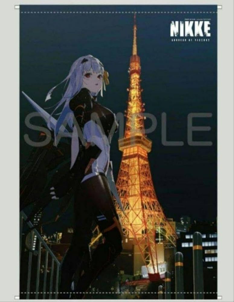 勝利の女神:NIKKE モダニア　東京　タペストリー Amazon.co.jp: 勝利の女神 NIKKE ニケ 東京 限定 モダニア B2