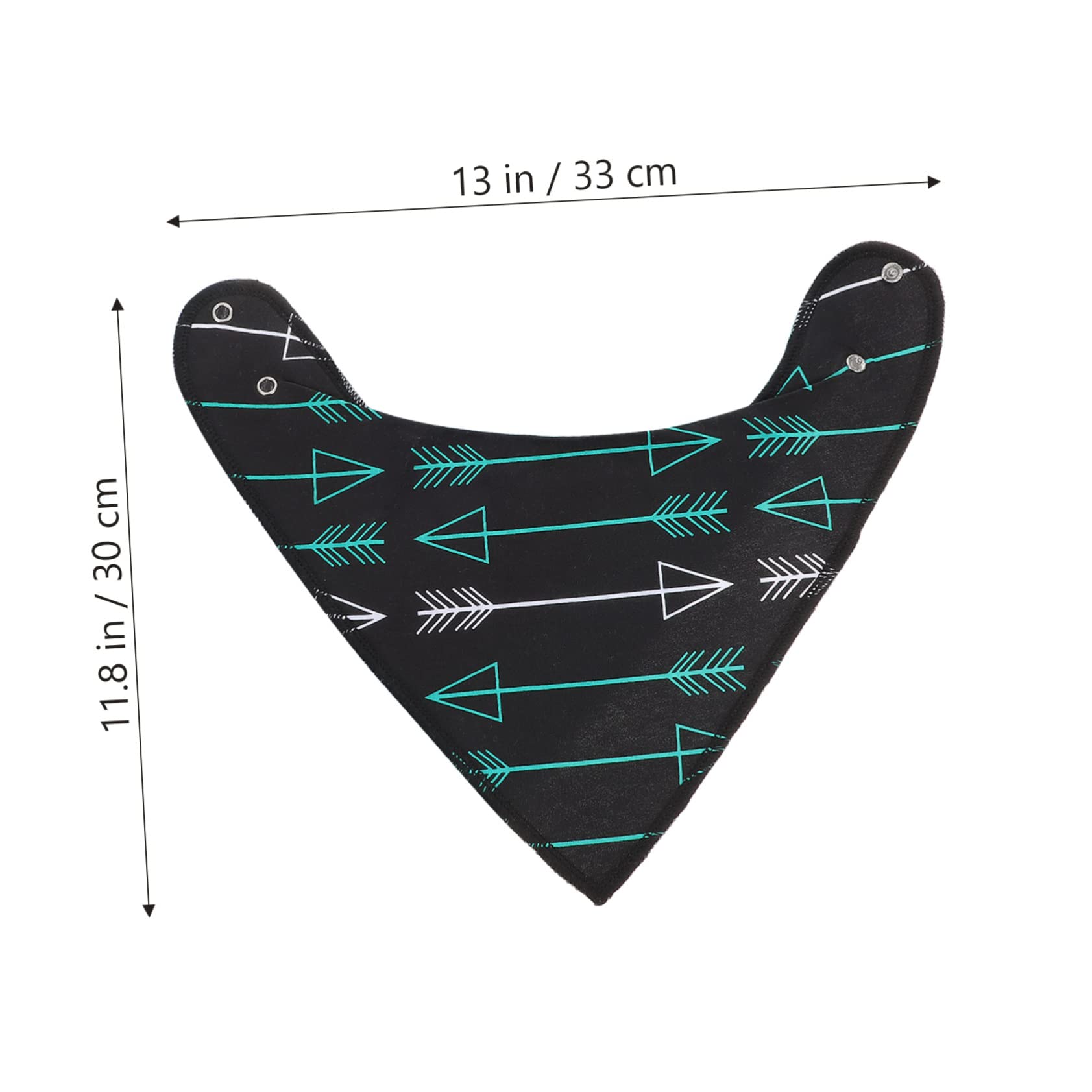 Abaodam 12piezas Baberos De Algodón Impermeables Para Bebés Paquete Saliva y Manchas La Ropa Accesorio Para y De Shower