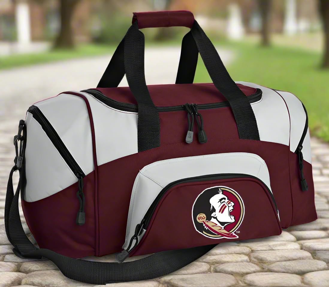 SMALL FSU Gym Bag Deluxe Florida State Travel Carryon Bag