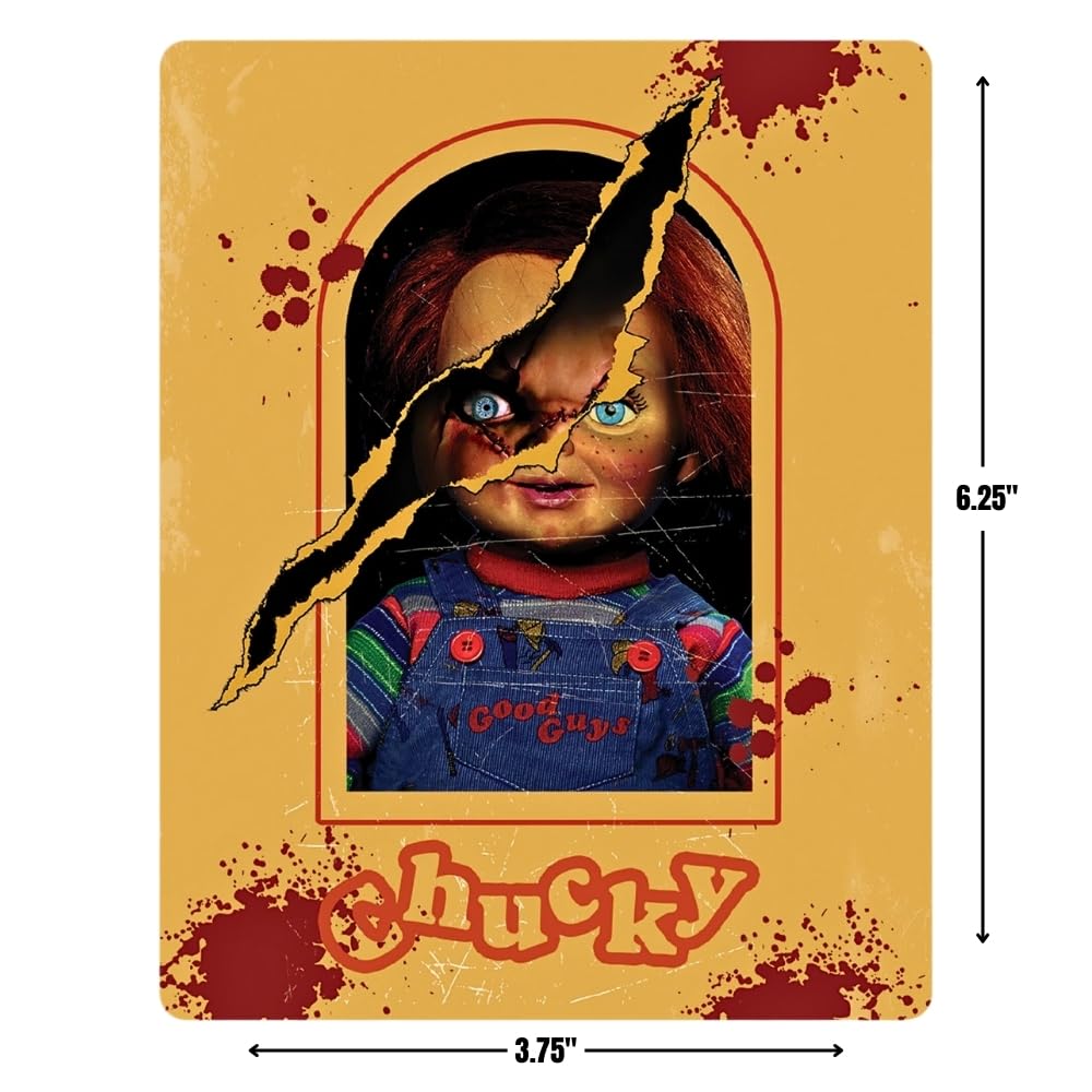 チャッキー ミュージカルライトストリング　 chucky インテリア　ハロウィン Amazon.com: Spooky Chucky Sticker - 6.25