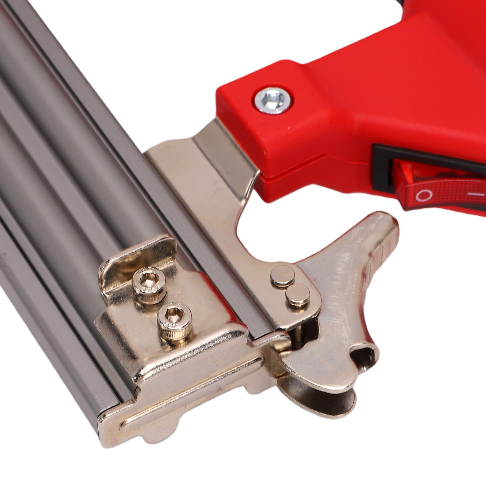 Fafeicy Grapadora Eléctrica de 2600W para Clavadora Brad, Máquina de Clavado Recto con Motor de Cobre para Carpintería con Marcos de Madera, 220V (Clavos rectos F30)