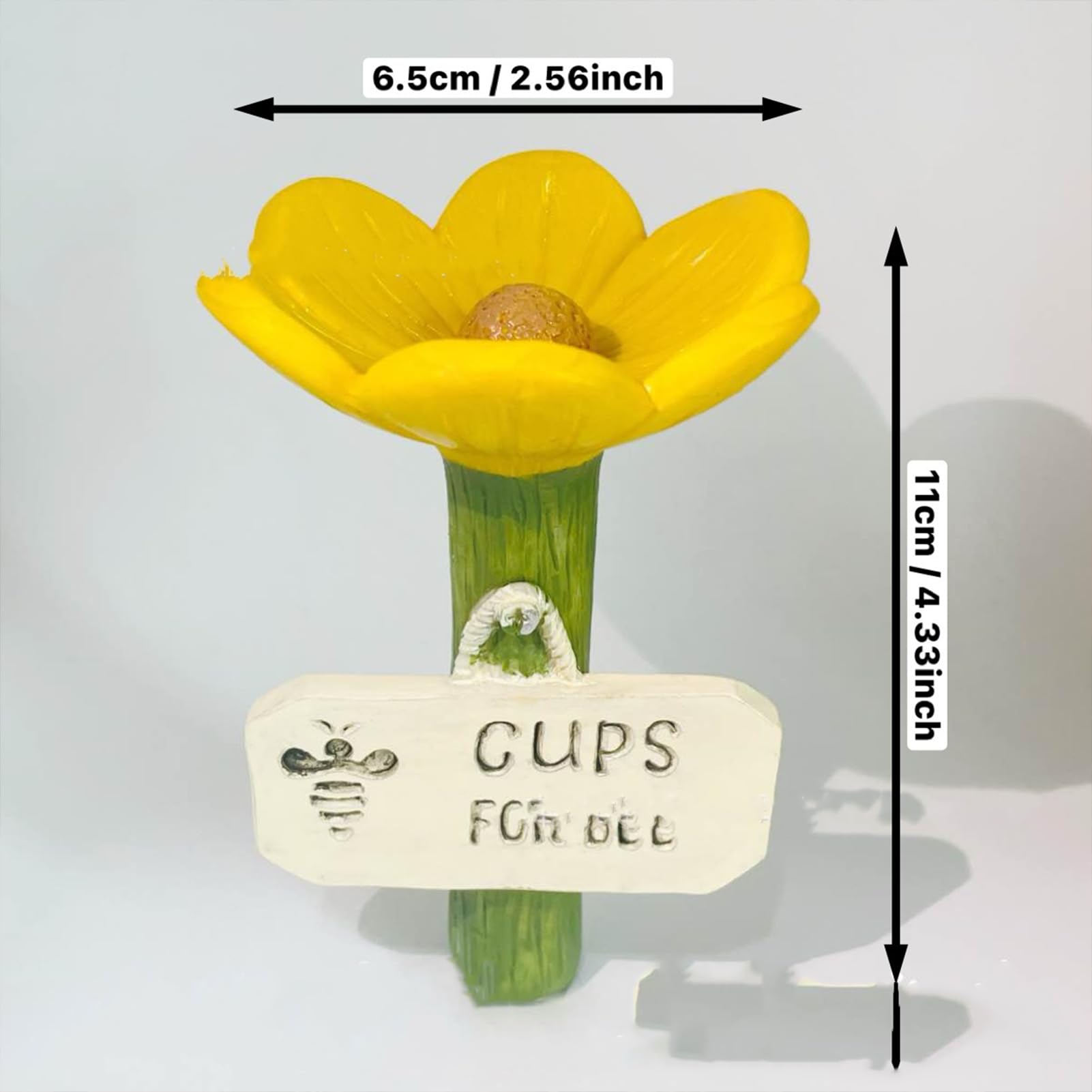 4 Stück Insektentränke, Bienentränke für Den Garten, Insektentränke Garten Fascinating Drinkers for Wild Bees and Insects, Bienentränke für Durstige Bestäuber (Groß)