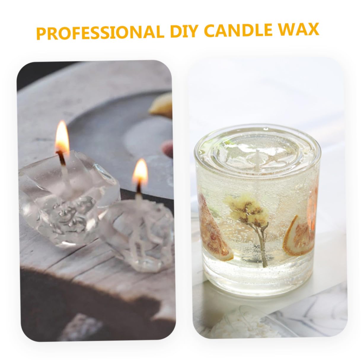 Cera para Velas Artesanales de 500 Gramos Material Natural para Hacer Velas DIY Bolsa de Cera Sólida para Manualidades