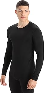 Icebreaker Merino 200 Oasis Long Sleeve Crewe Top Men