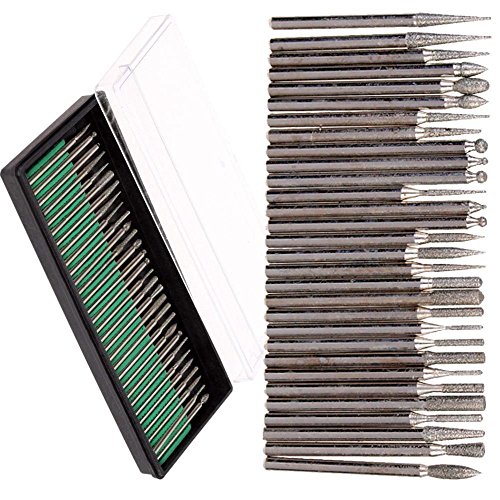 Image of DIY Crafts Pack of 30 Pcs, Design No #2, 30X Diamond Burr Bits Drill for Engraving Carving DI(Pack of 30 Pcs, Design No #2)