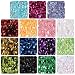 7mm Cup Sequins Boxed 7500PCS Rainbow Loose Sequin Bulk Iridescent Spangles Craft Mixed 15 Color Assorted for DIY Arts Crafts Making by CCINEE