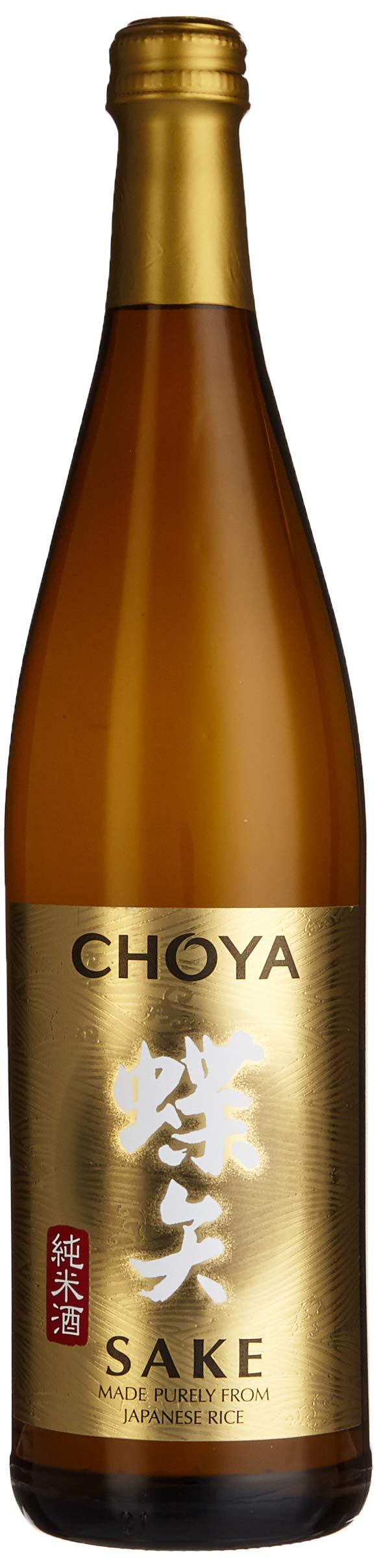Choya Sake japanischer Reiswein (Alkoholhaltiges Getränk, Junmai Sake, aromatisch, 14,5% vol.) 6er Pack (6 x 0,75l)