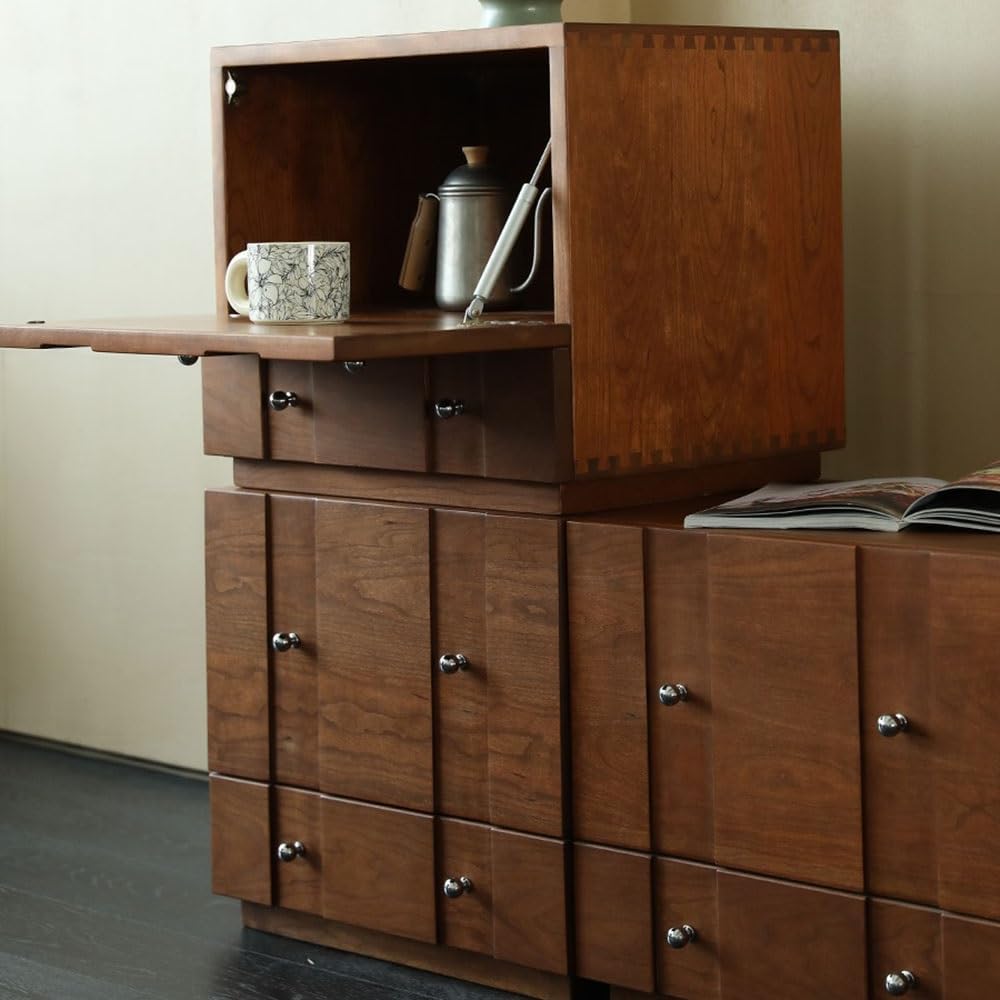 ベッドサイドテーブル ヴィンテージ ナイトスタンド 木製収納