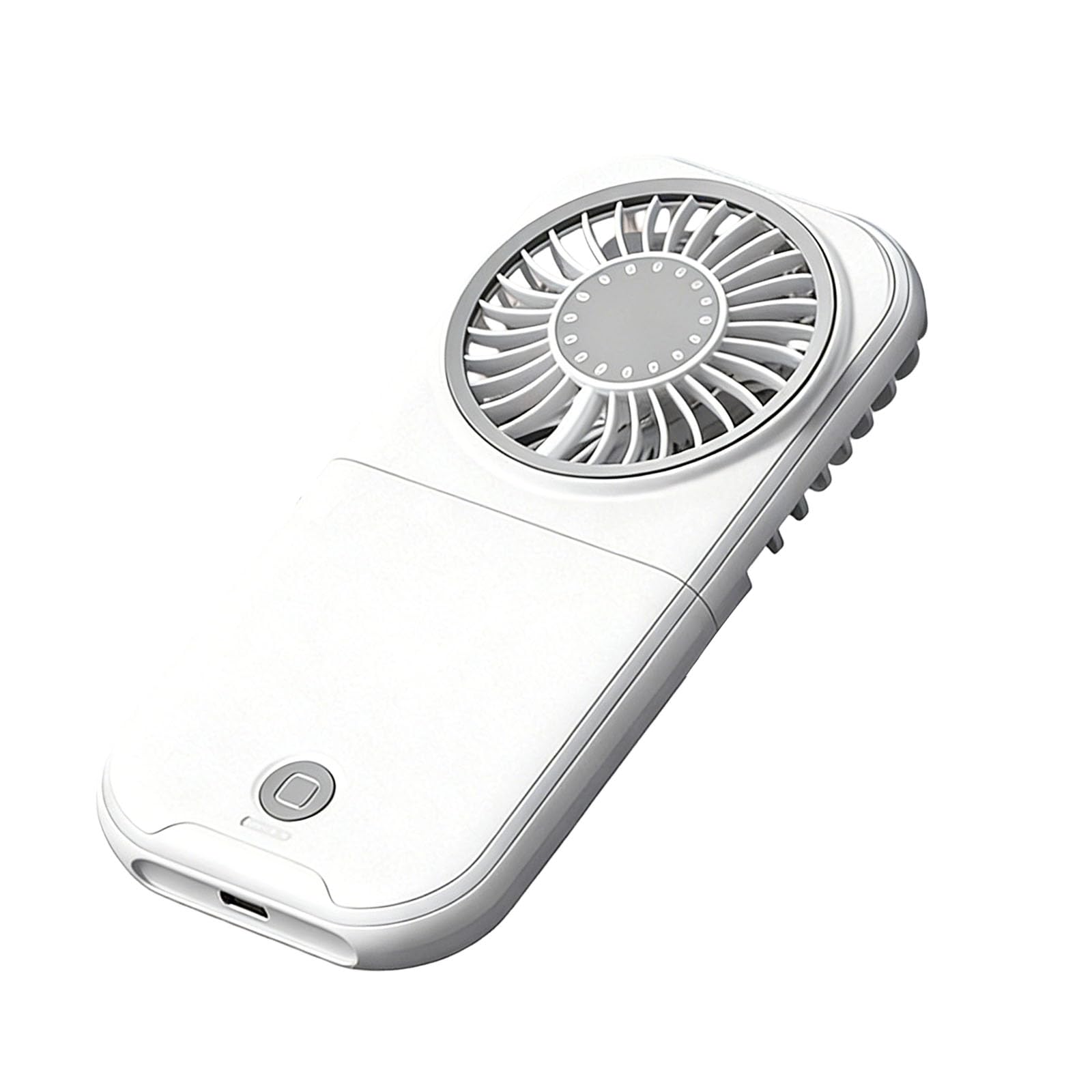 CUNZJIA High Speed Foldable Wearable Fan with 4 Adjustable Levels and Strong Ventilation for Outdoor Travel Home Use