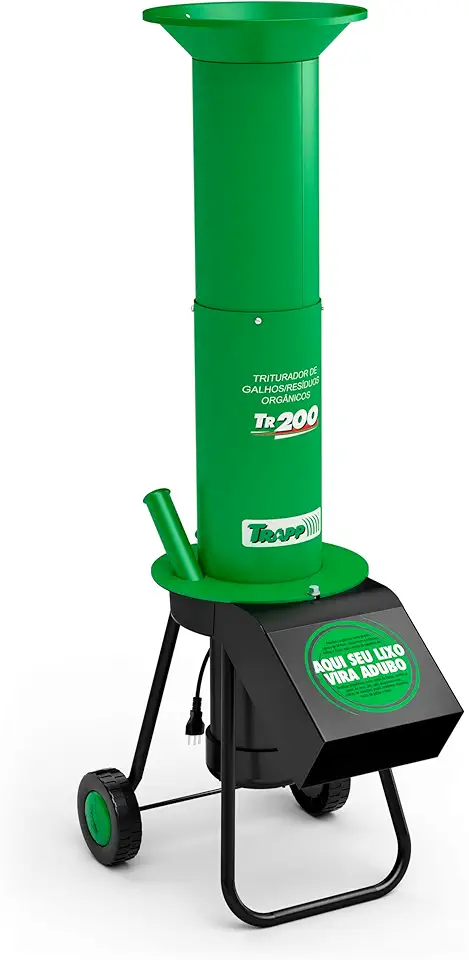 Trapp - Triturador de Galhos e Resíduos TR-200 1,5CV 60HZ MONOF.127/220V NR-12