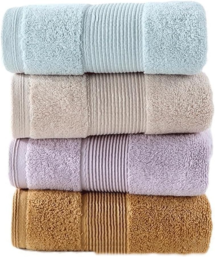 Soft Absorbent Combed Velvet Gift Cotton Towel Wash Cotton Thickened Plain Household Color