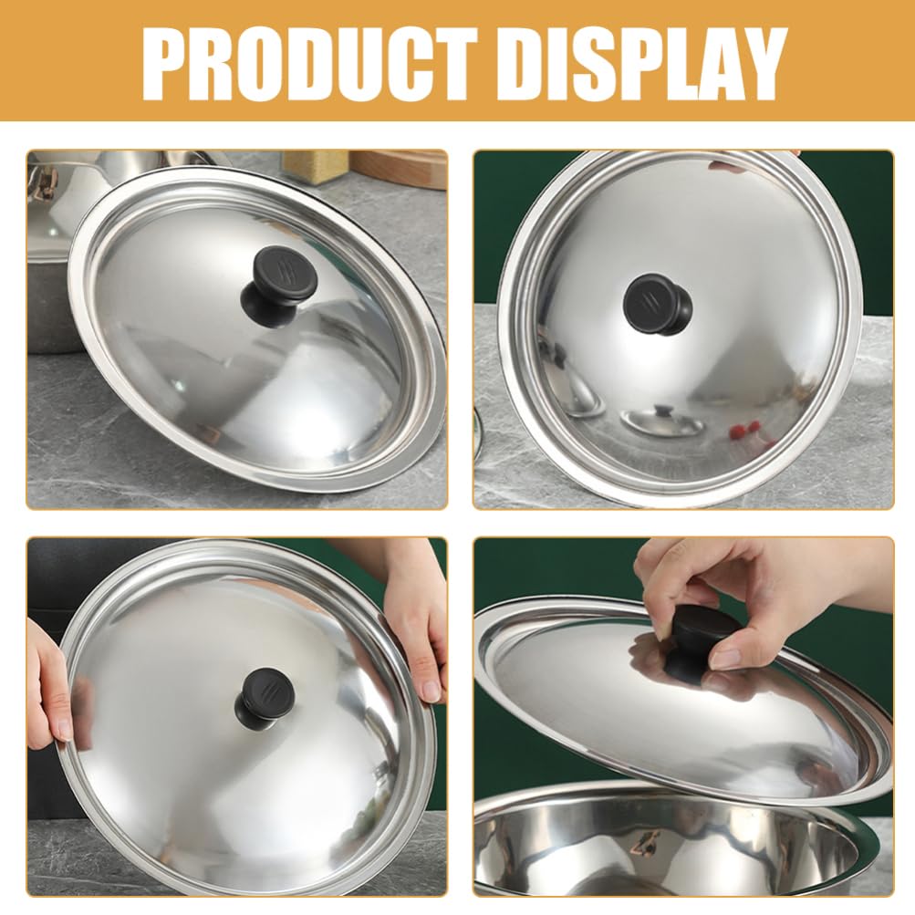 Rete Protezione Olio Acciaio Inox 21cm Cucina Coperchio Anti-Schizzi Zerodeko Per Pentole 21cm - Rete In Acciaio Inossidabile Per Cucina Coperchio Rete 21cm - 5
