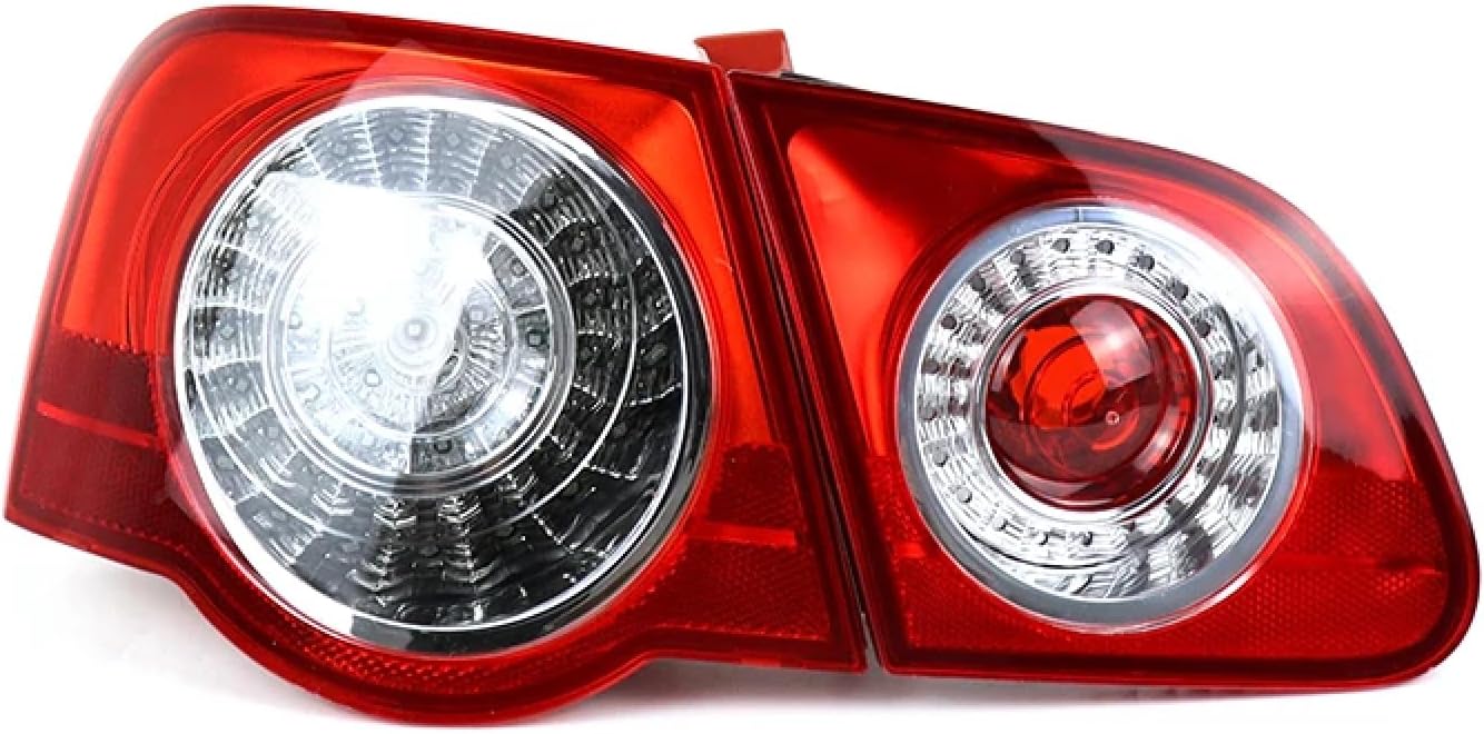 Compatible with LED Car Rear Tail Light Lamp Brake Signal Light Outer Inner,for VW Passat B6 Sedan 2006-2011 (Inner Left 1pc)