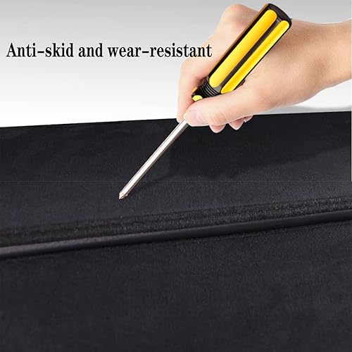 Miniatura 4 de Fundas para salpicadero compatibles con Toyota FORTUNER 2016-2021, alfombrilla de cubierta de tablero de automóvil, gamuza de alta gama