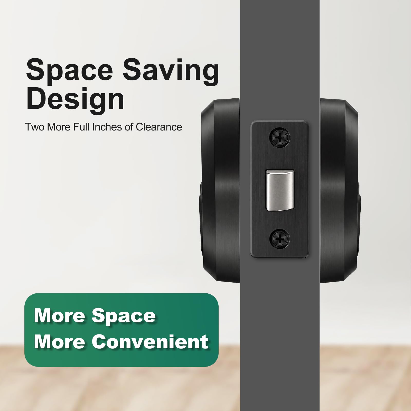 Low Profile Door Knob - Easy Install & Space Saving -4 Low Profile Door Knob - Easy Install & Space Saving -4