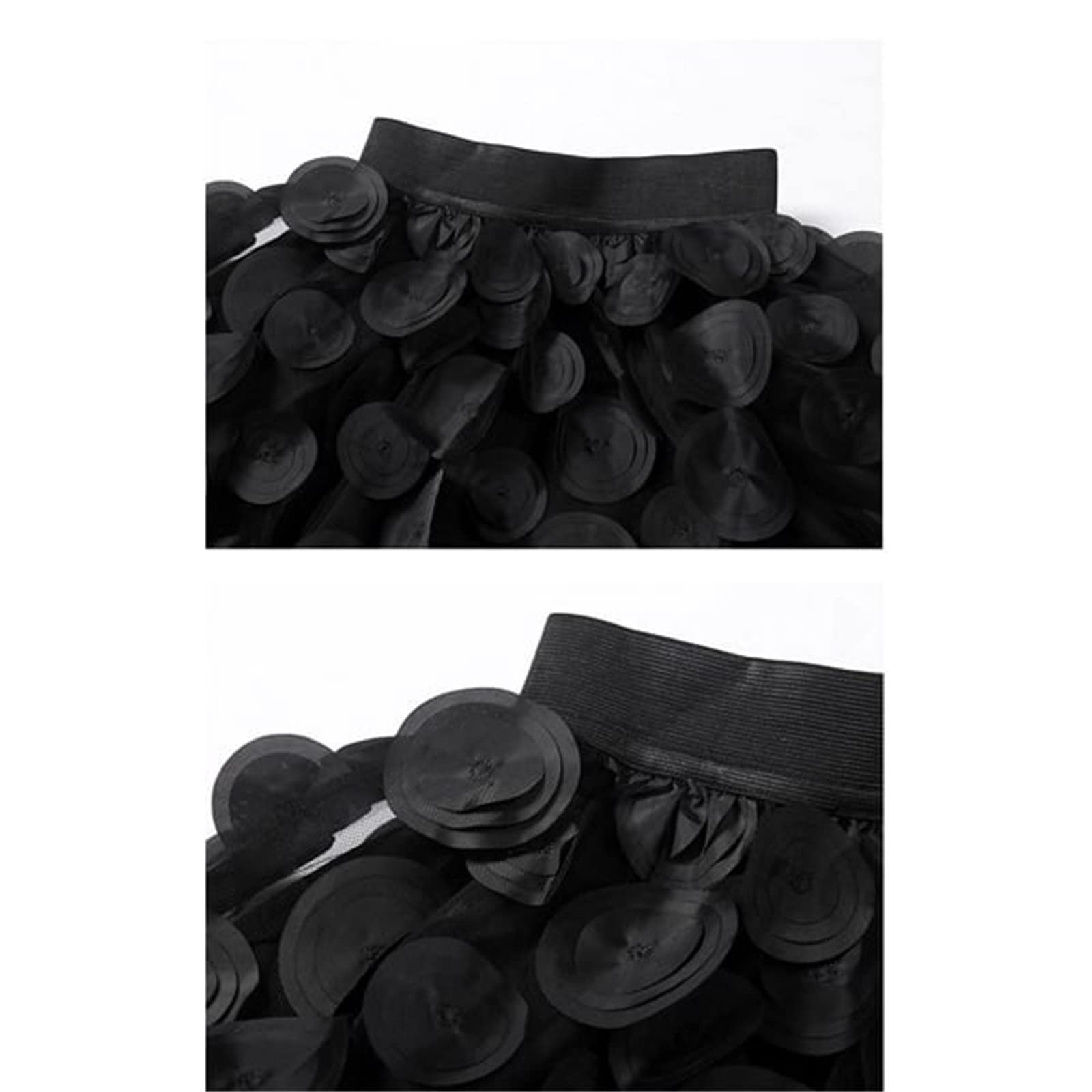 Jupe en tulle pour femme - Style années 50 - Tutu - Costume de carnaval - Jupe longue - Jupe rockabilly rétro - Jupon de danse - Robe maxi - Robe de fête - Robe de bal plissée