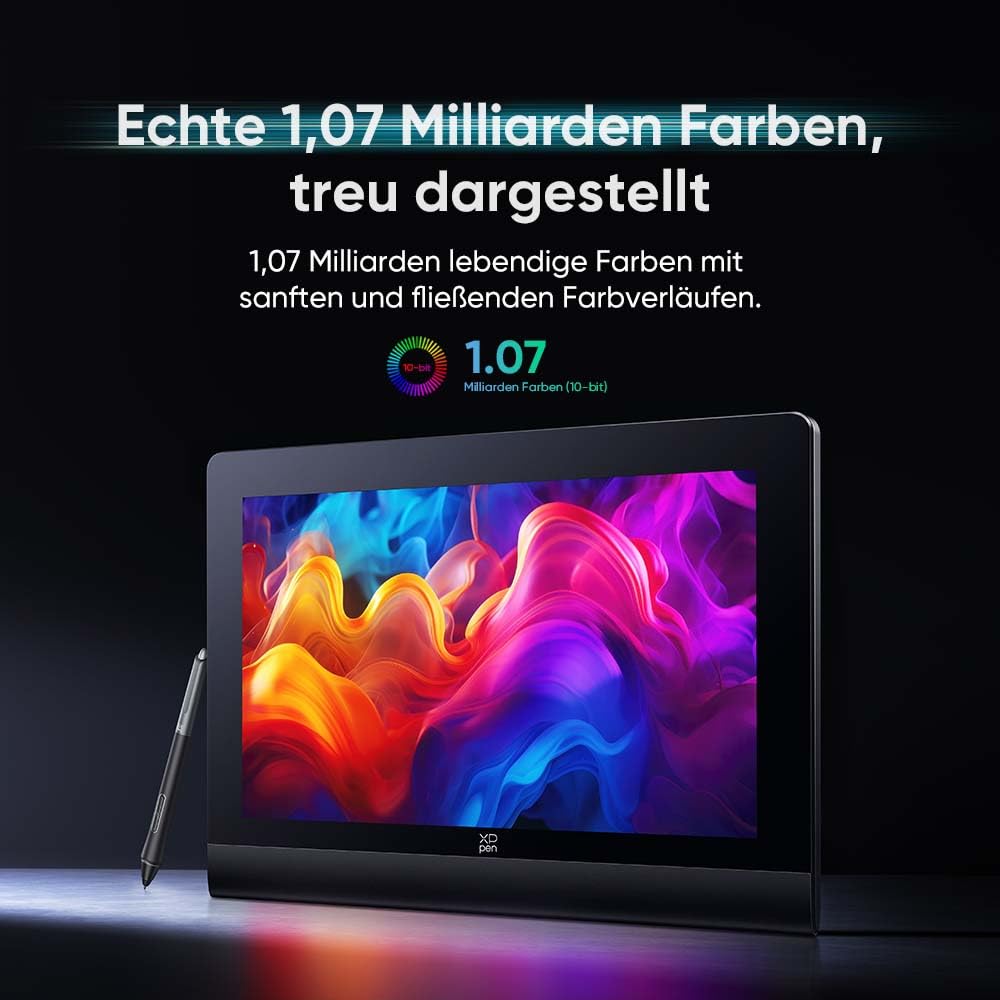XPPen Artist Ultra 16 Grafiktablett mit Display für PC - 15,6 Zoll OLED 4K