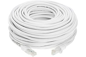 Cables Direct Online 100 FT Cat5e Ethernet Network Patch Cable for Modem, Printer, Router