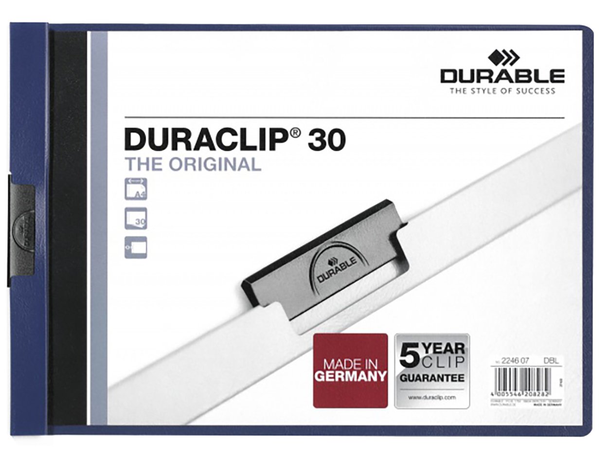 Durable Duraclıp 30, A4 Yatay