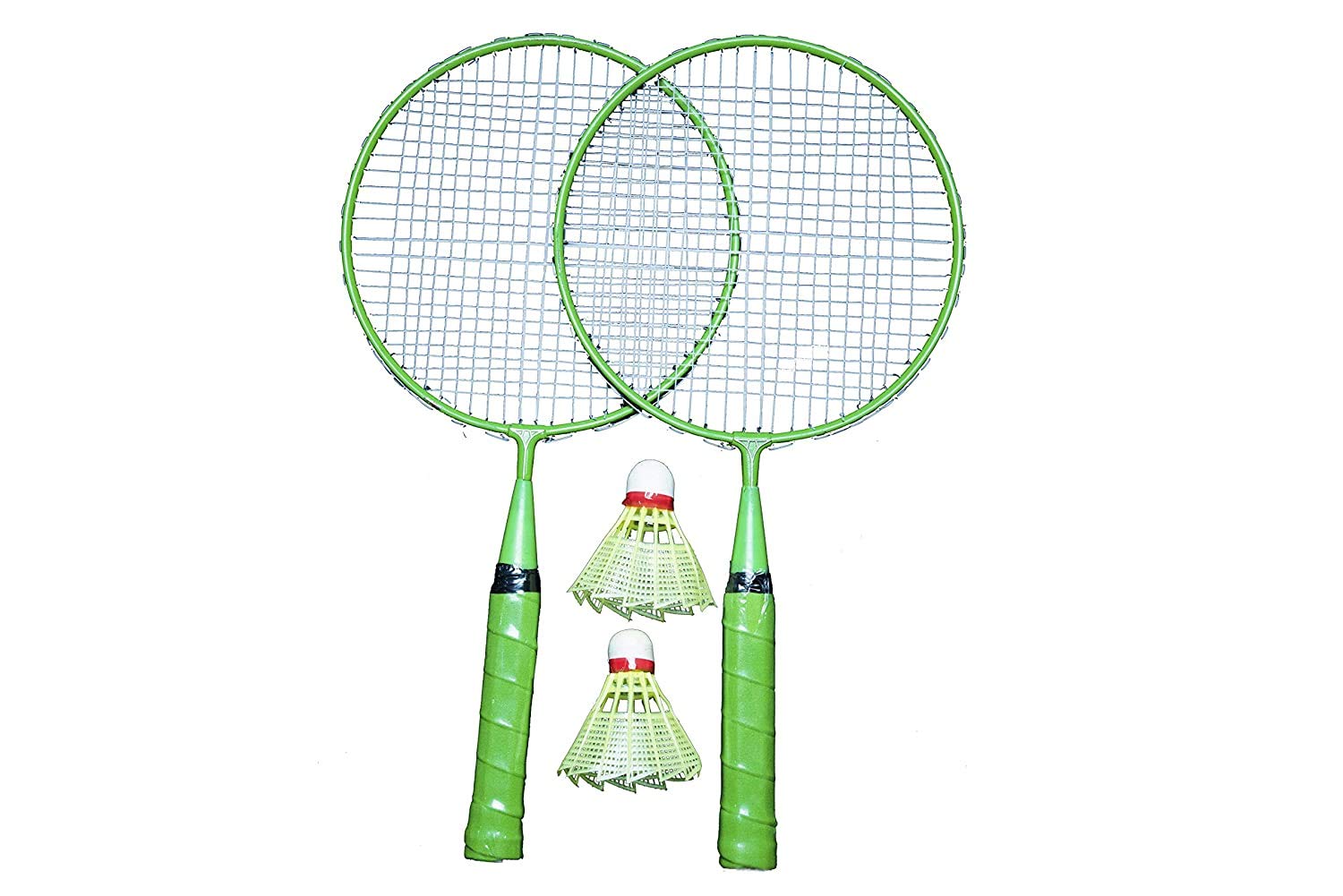 MOREMON® Kids Badminton Racket Set of 2 Racket 3 Plastic Shuttle (Multi Color) (B08J7D6TTN) Amazon Price History, Amazon Price Tracker