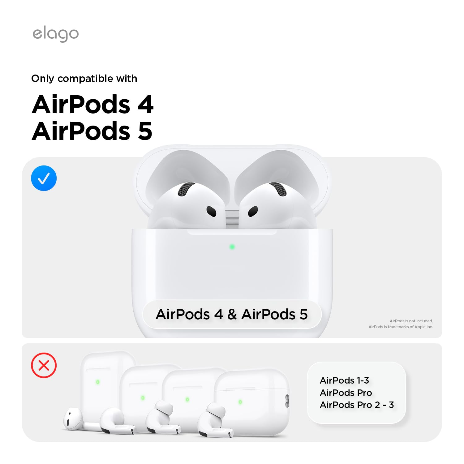 Amazon.co.jp: 【elago】 AirPods 5 AirPods 4 対応 ケース 耐衝撃