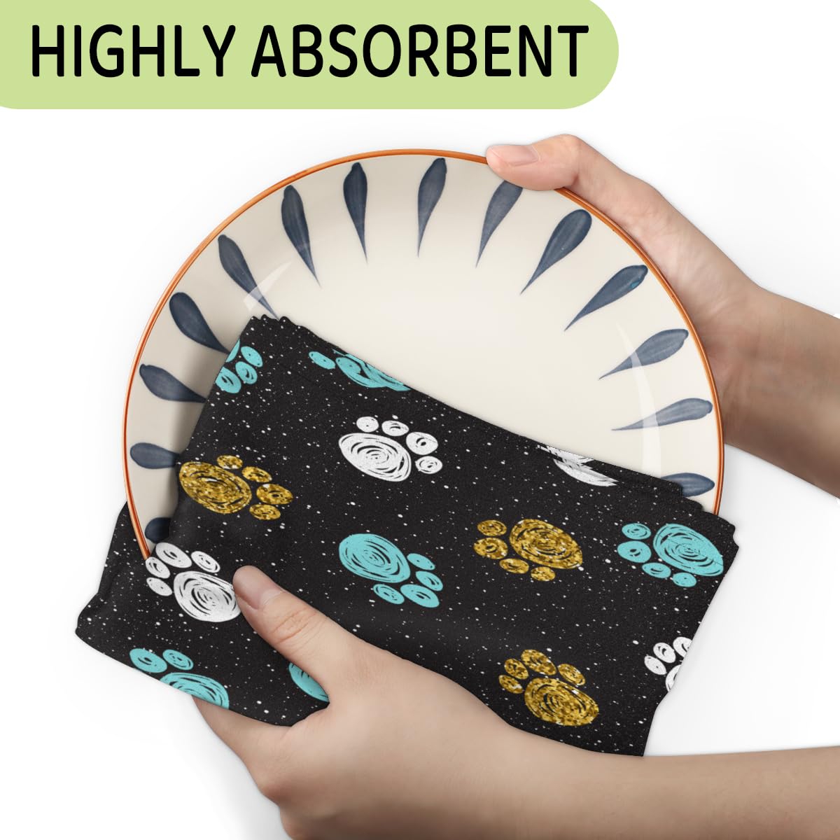 TropicalLife Küchentücher Mit Süßen Tier-Motiven – 45x72 Cm, Saugfähig, Mit Aufhängeschlaufe, 100% Polyester