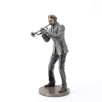 金属製 トランペット演奏者 アートピース Amazon.co.jp: ArtCreativity 13インチ メタリックトランペット