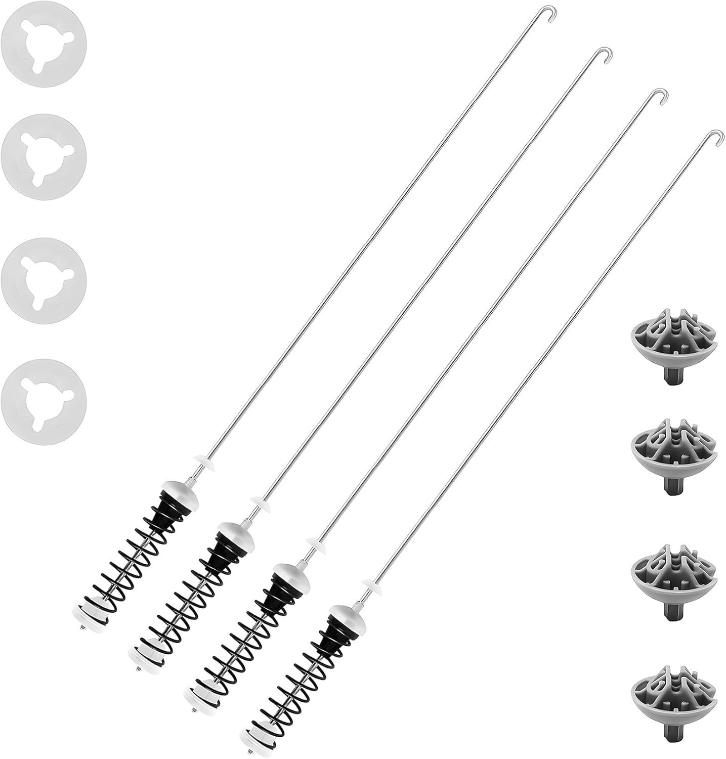 Upgraded MVWC425BW1 MVWC425BW0 MVWC416FW1 Washer Suspension Rods, Fit for Kenmore Whirlpool Maytag Washer MVWC415EW1 11025102311 WTW4900BW1 WTW4915EW2 MVWC416FW0 MVWC415EW0 WTW5840BW0 MVWP575GW0