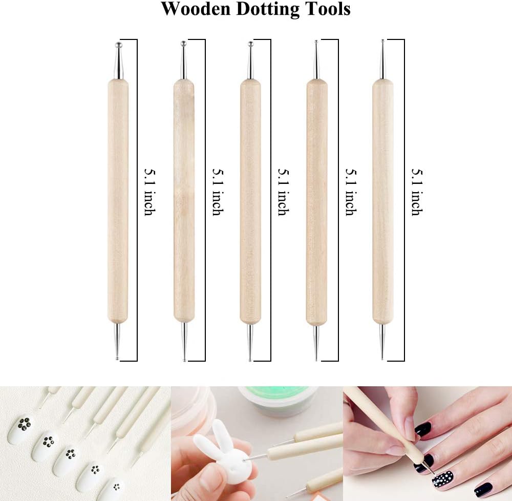 SITAKE Polymer Clay Tools Set, 25 Pcs Ceramic Clay Modeling Sculpting Carving Tools for Rock Painting, Cake Fondant Decoration, Pottery, Ceramics Artwork & Holiday Crafts
