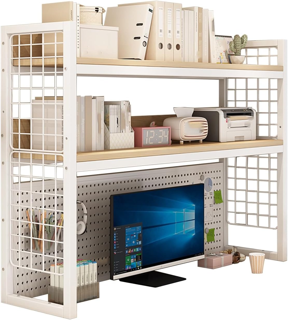 レトロポップ ウォールシェルフ ラック スチール オールド アメリカン