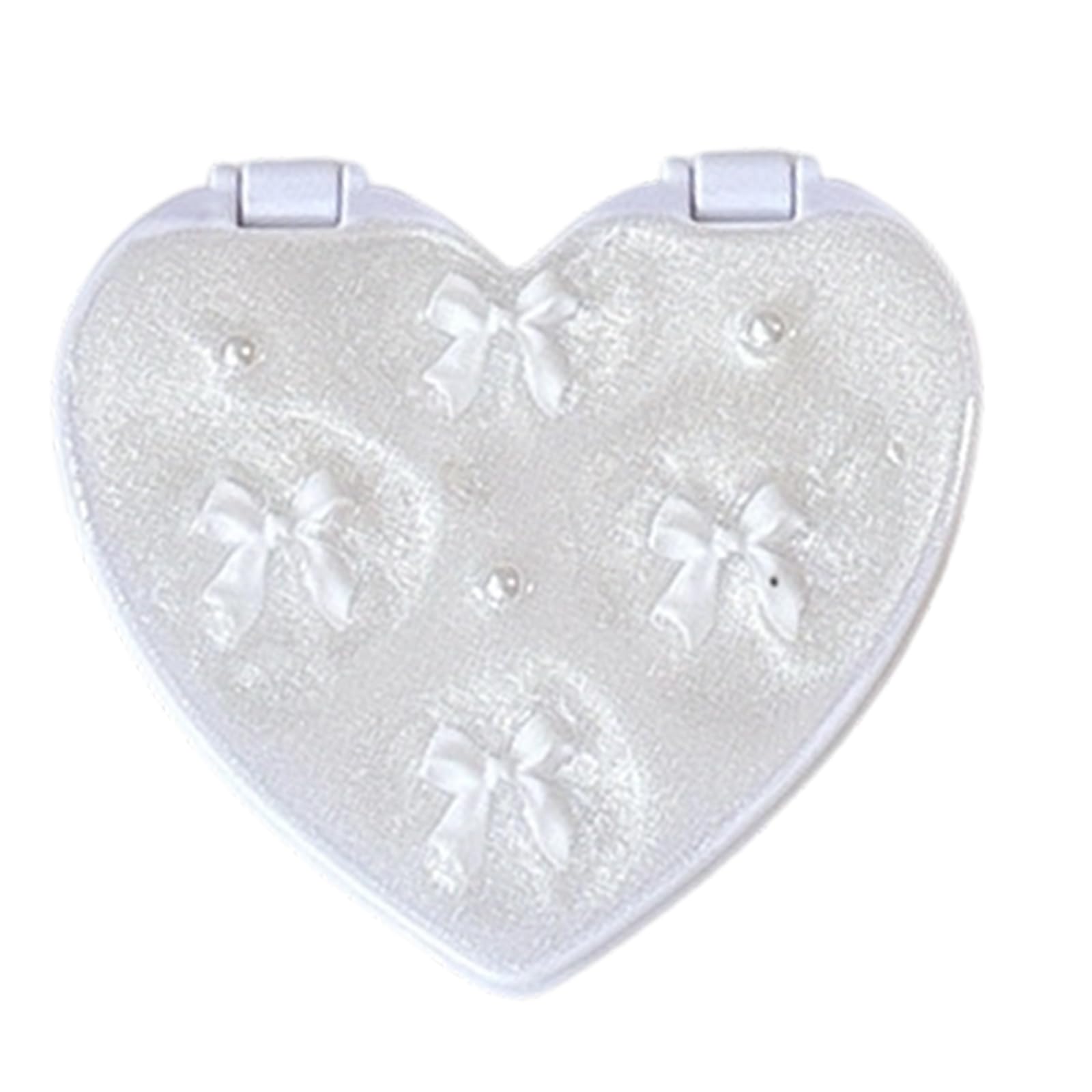 Tfaoys F Decorative Mirrour Or Phone Heart Shaped Resin Decor Accent With Reflective Center Or Desk Shel Vanity Corner Bedroom Room Display Decor Minis Phone Mirrour Decorative Heart Accent Reflective Resin