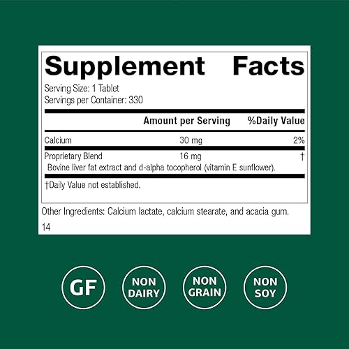 Miniatura 9 de Standard Process Antronex - Suplemento integral para el sistema inmunológico y salud hepática con calcio - 180 tabletas