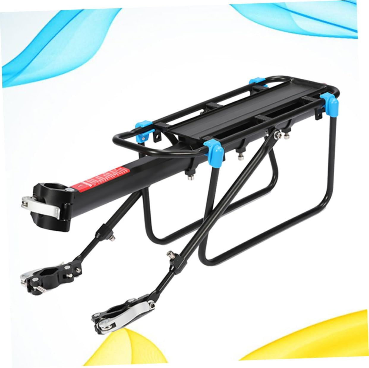 Mikikit Aluminum Alloy Quick Release Bike Rack for Mountain Road Bikes Lightweight Rear Shelf with Guard Luggage Carrier for Convenient Trips