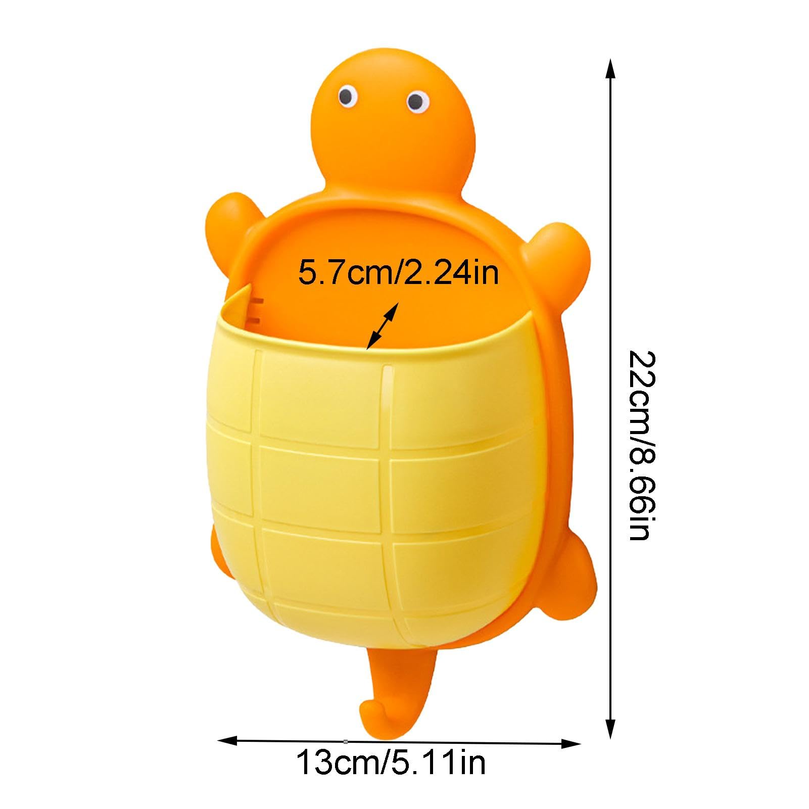3x Schildkröten Wandhalterung Selbstklebend - Für Zahnbürsten, Make-up Pinsel, Fernbedienung, Mit Haken & Belüftung