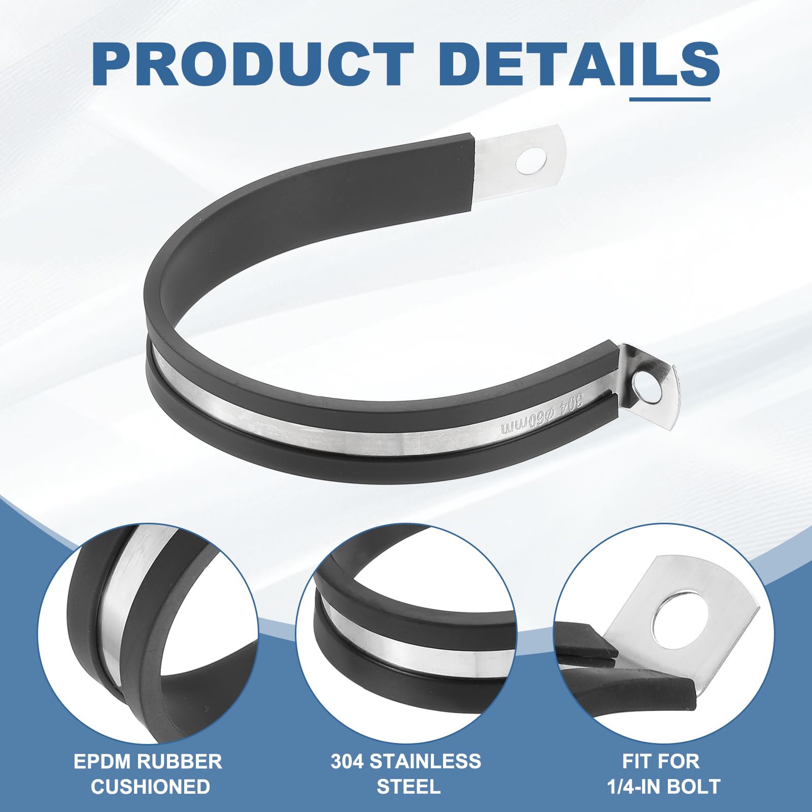 PATIKIL 2-3/8 Inch Cable Clamp - Image 3