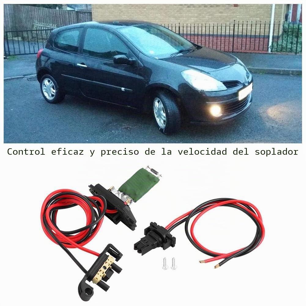 Resistencia de ventilador para motor de ventilador de motor de calefacción para Clio MK3 III Modus 7701209803