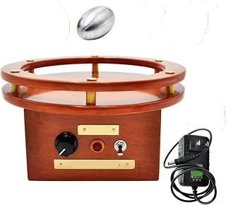 Columbus Electromagnetic Eddy Currents Egg, Tesla Coil Rotating Magnetic Field Model, Tesla Columbus Eggs, Infinitely Variable Speed, Aluminum Egg (30 * 50mm), for Science Experiments