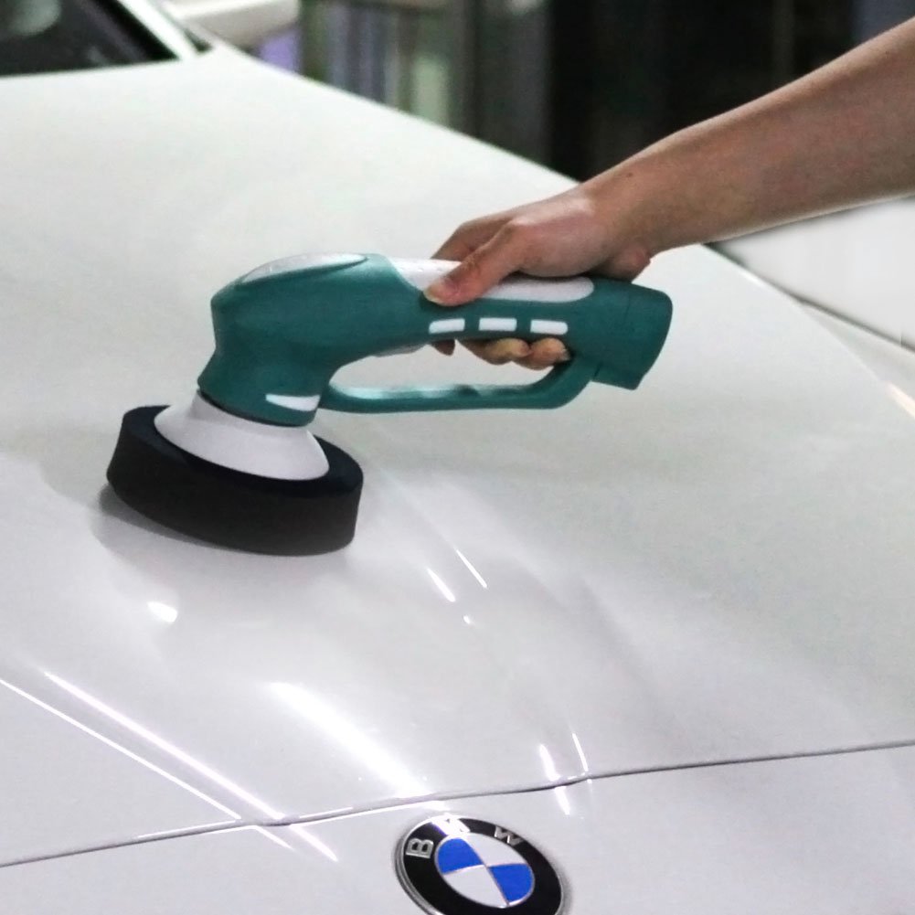 FINE DRAGON Electric Car Polisher Automatic Rotary Car Waxer Shine Set