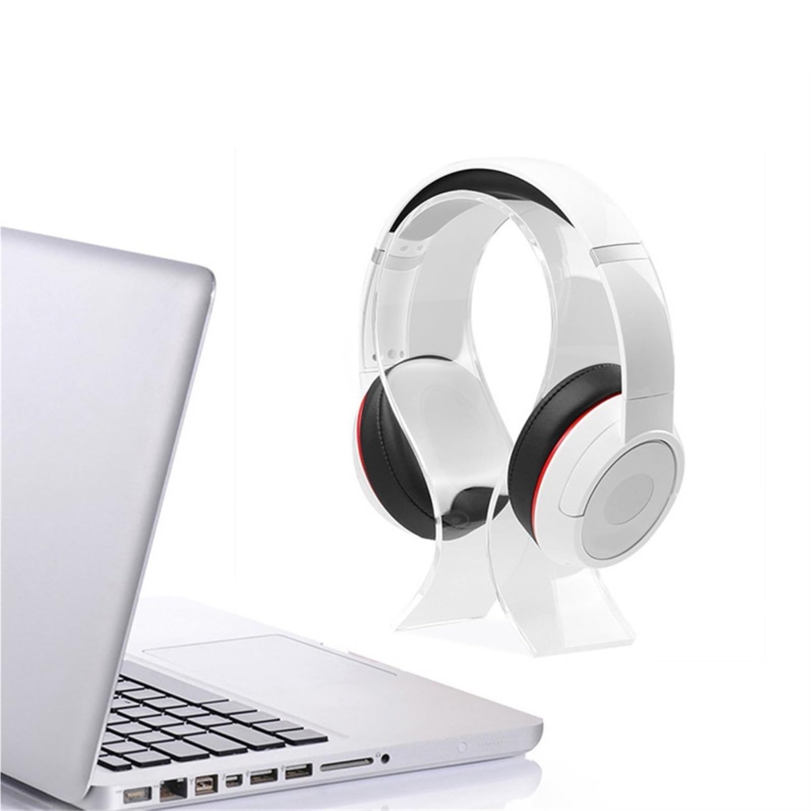 MRKU Supporto per Cuffie, Gancio per Cuffie, Supporto da scrivania Universale a Forma di U, Moderno in Acrilico per Gaming