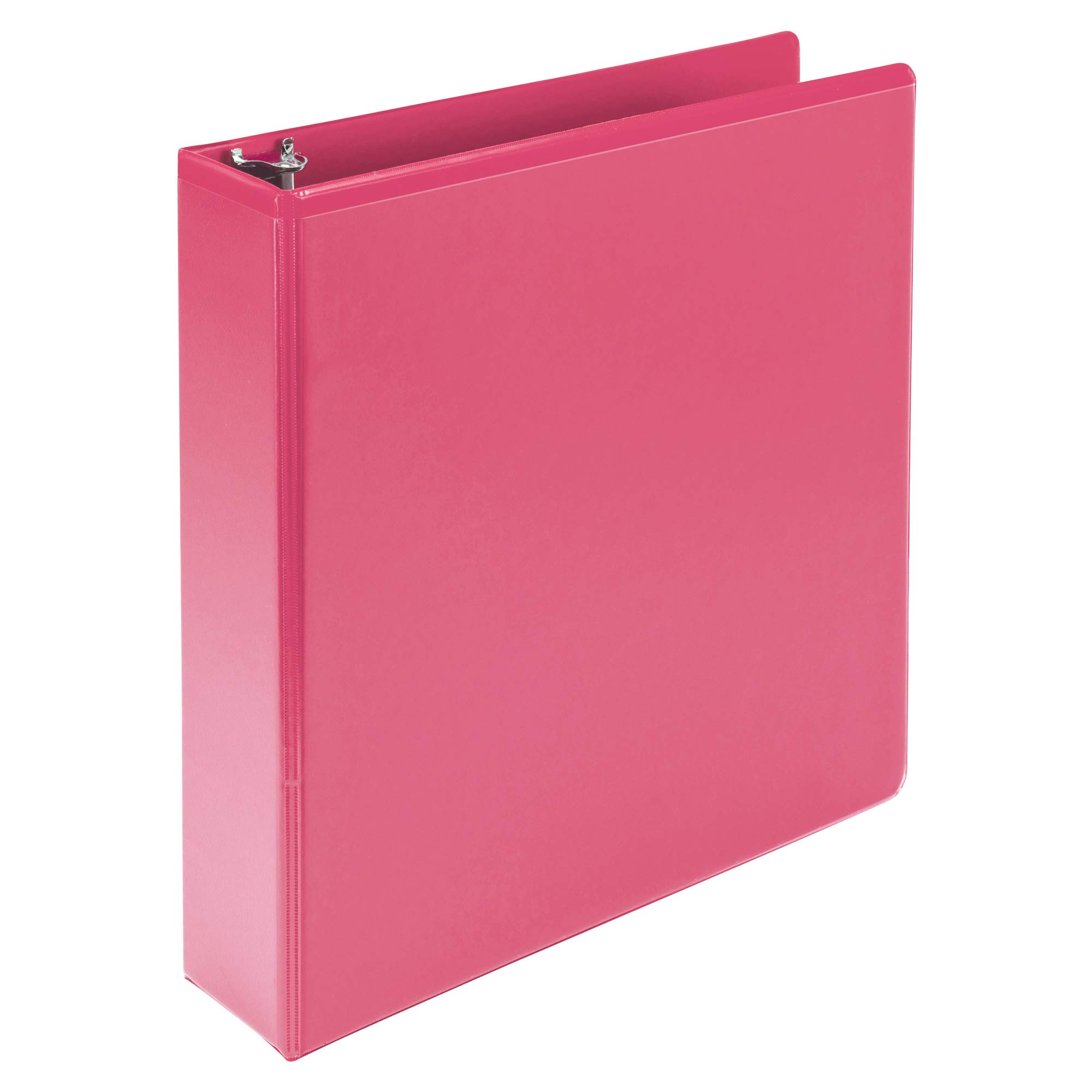Samsill Plant-Based 2 Inch Durable Round Ring, View Binder, Eco-Friendly, USDA Certified Biobased, Single, Bright Pink