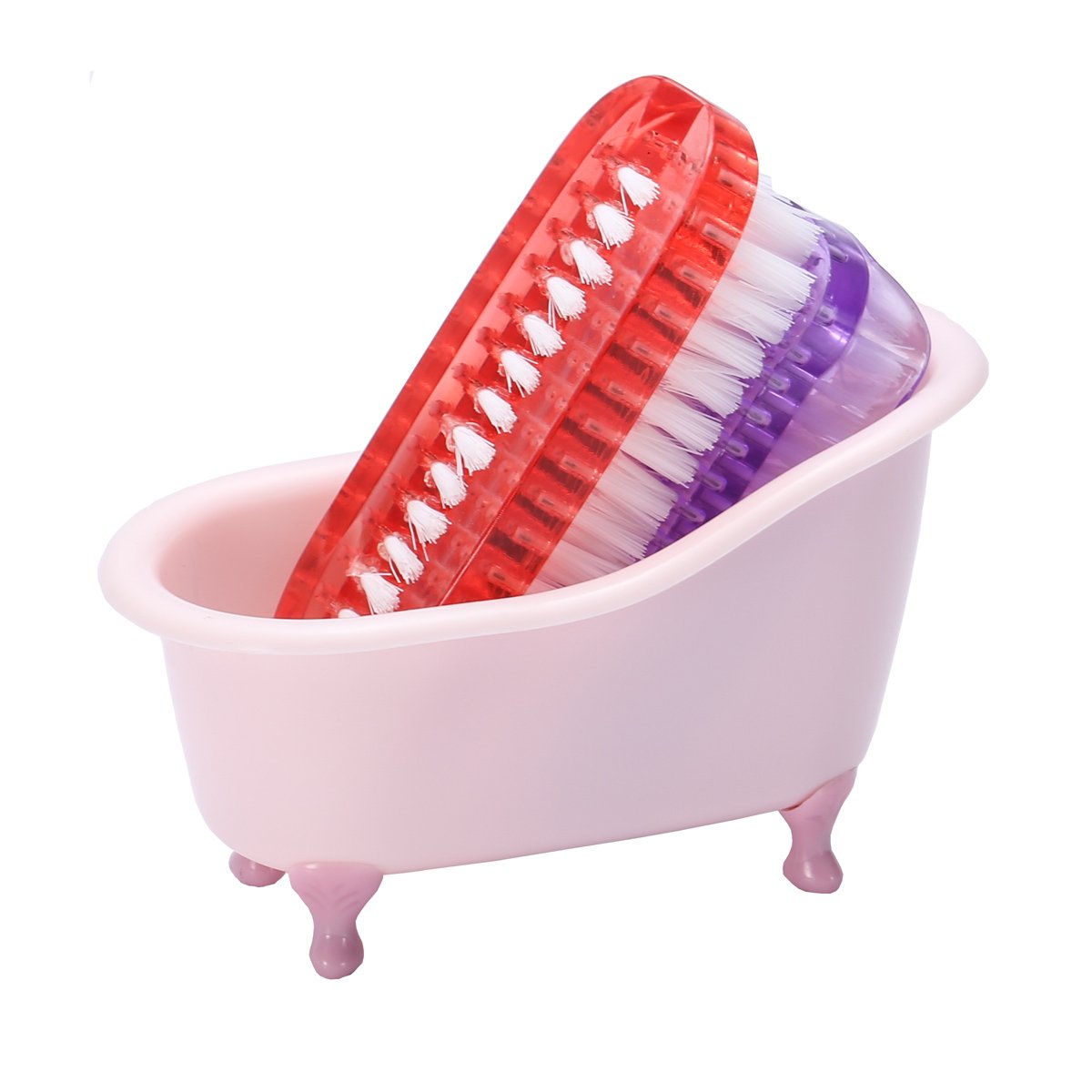 Nail Brush fingernail Brushes for Cleaning Hand Brushes for Nails fingernail Scrubber Hand Washing Brush Small Plastic Bathtub for Soap