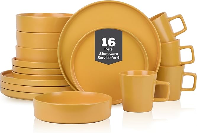 Stone lain Cleo Stoneware Dinnerware Set, 16-Piece Service for 4,