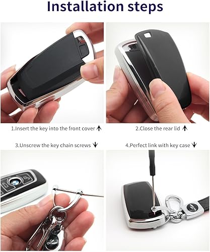 Miniatura 56 de Adecuado para llaves BMW. La funda avanzada de TPU suave es compatible con llaves X1 X3 X4 X5 X6 X7 M5 M6 1 3 4 5 6 7 GT5 GT6 llave de protección