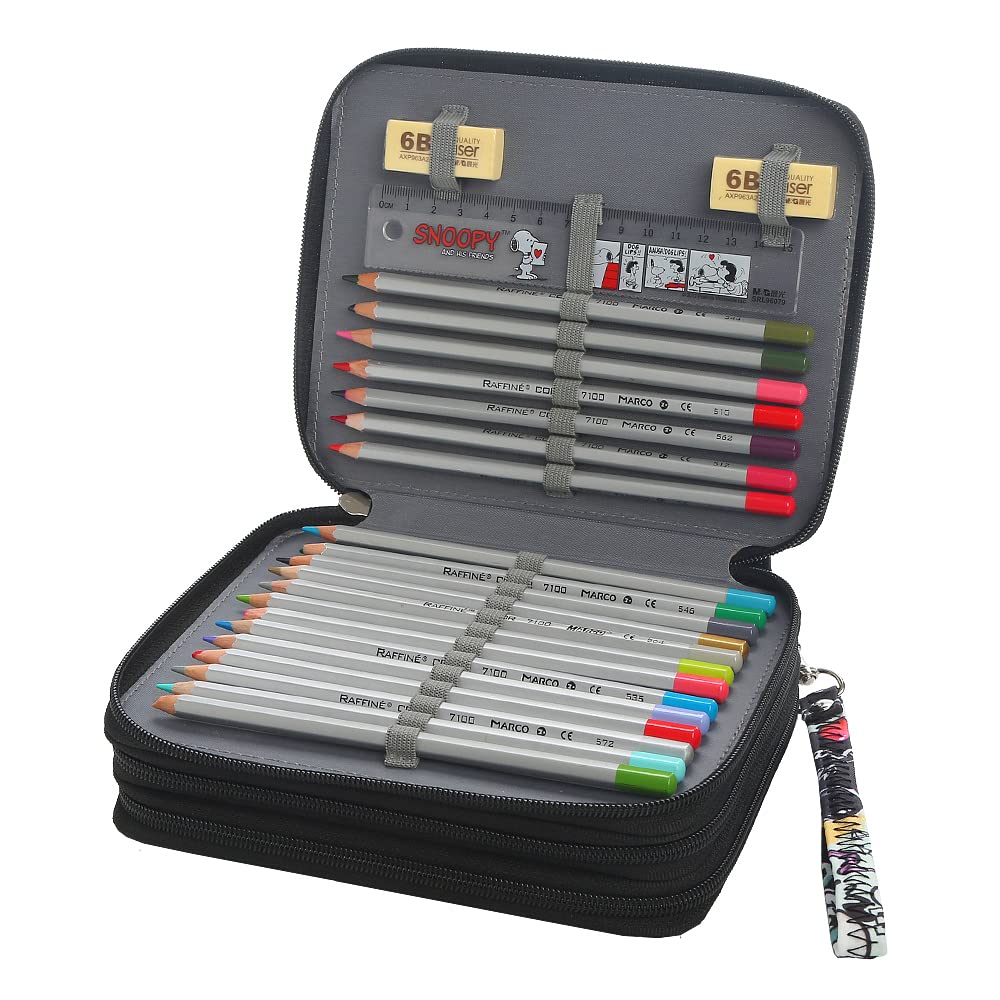 Lbxgap Praktischer Stifthalter mit 72 Fächern, Meer, 126.95 cubic inches, Tragbar