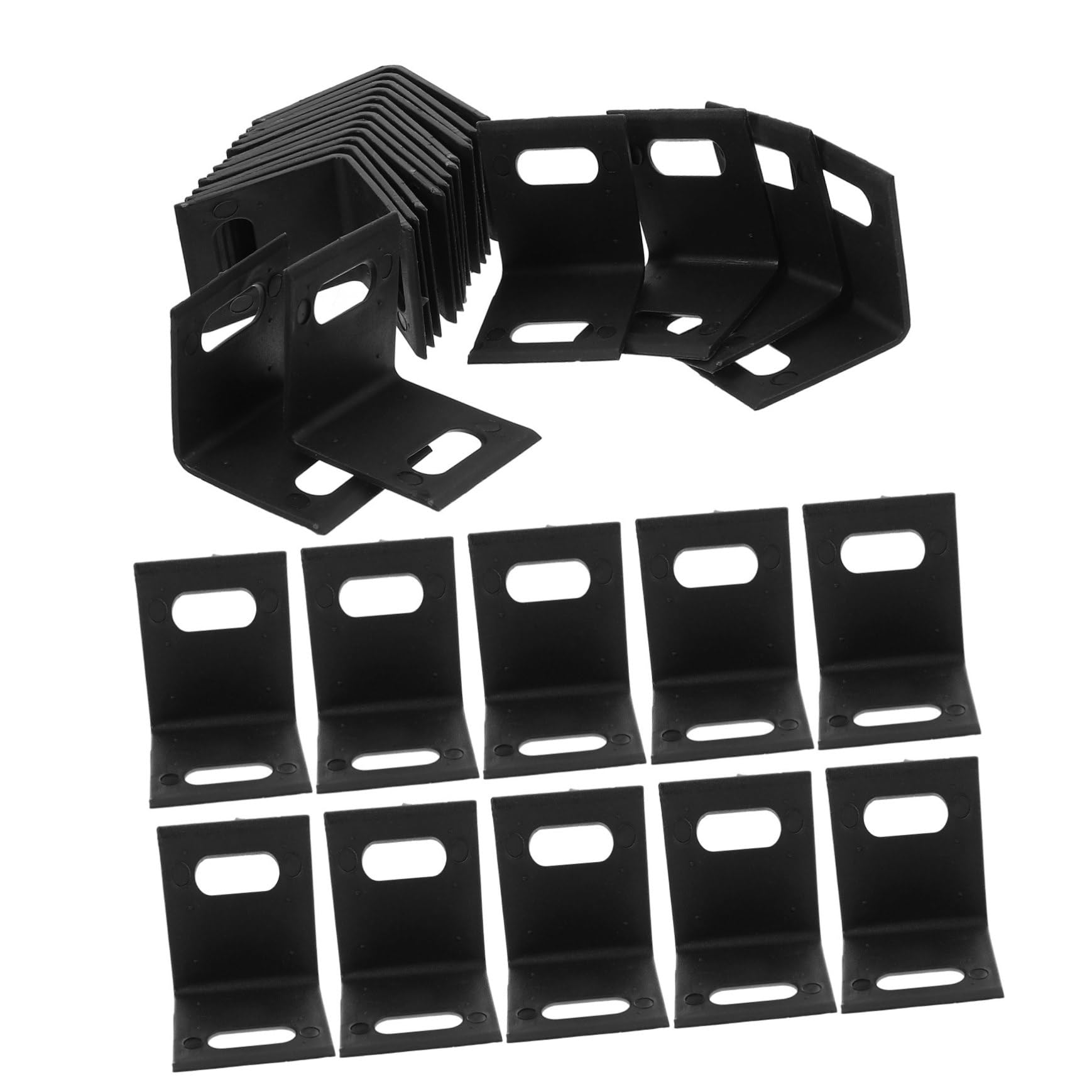 MAGICLULU 100pcs Strapping Clips Tamper-proof Plastic Corner Protector Packaging Banding Clip Big for Shipping