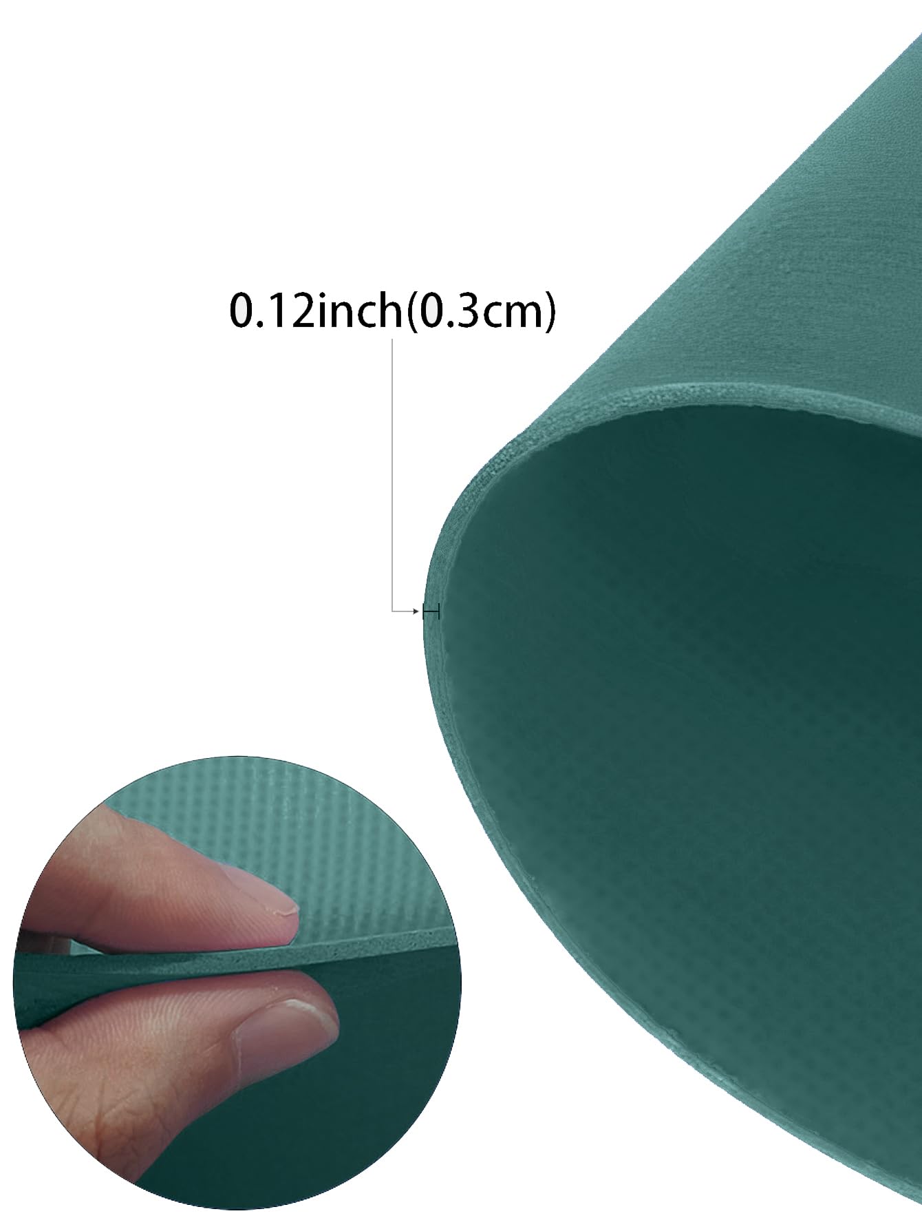 Tapis de Yoga Classique pour Femme et Homme, NIUAWASA Tapis de gymnastique portable EVA de 3mm pour Remise en Forme Le Yoga Cours de Pilates Entraînement Extérieur Camper Voyager