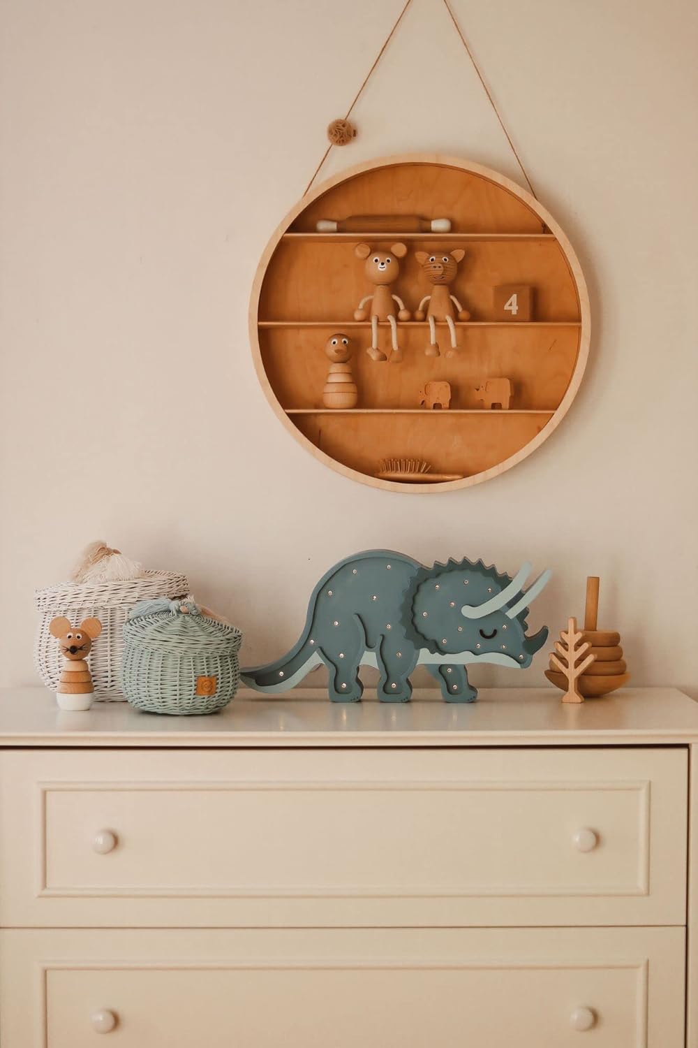 Little Lights Triceratops Dinosaur Lamp